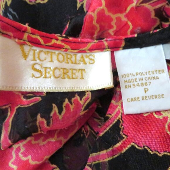 Vintage Victorias Secret Gold Label Sheer Brocade Floral Nightgown Size Small - Picture 9 of 12